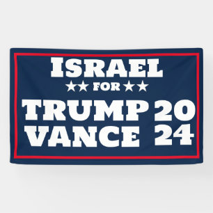 Israël pour la bannière Trump Vance 2024