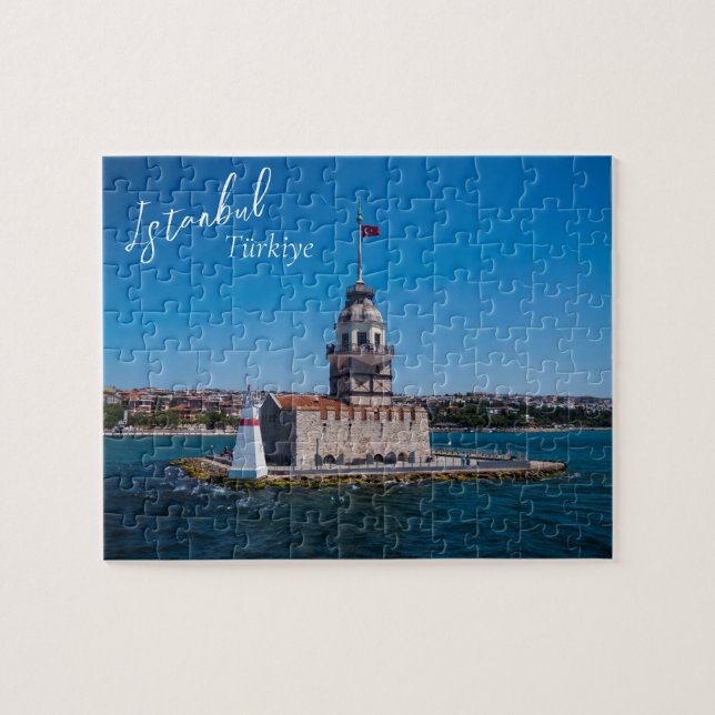 Istanbul, Turiye Maiden, tour Jigsaw Puzzle (Horizontal)