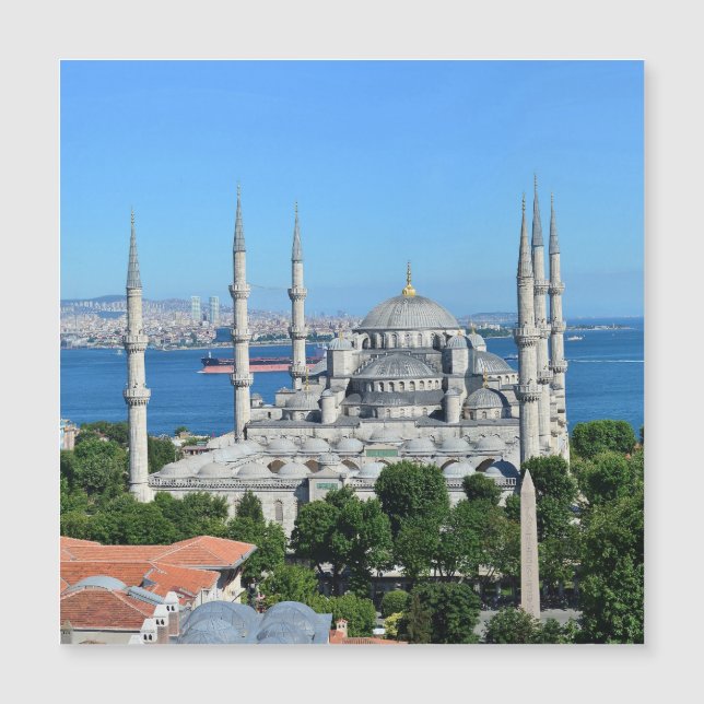 Istanbul Turquie Mosquée Bleue Architecture Vue di (Devant)