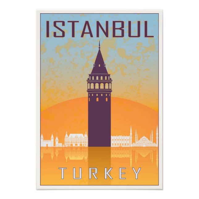 Istanbul vintage poster (Devant)
