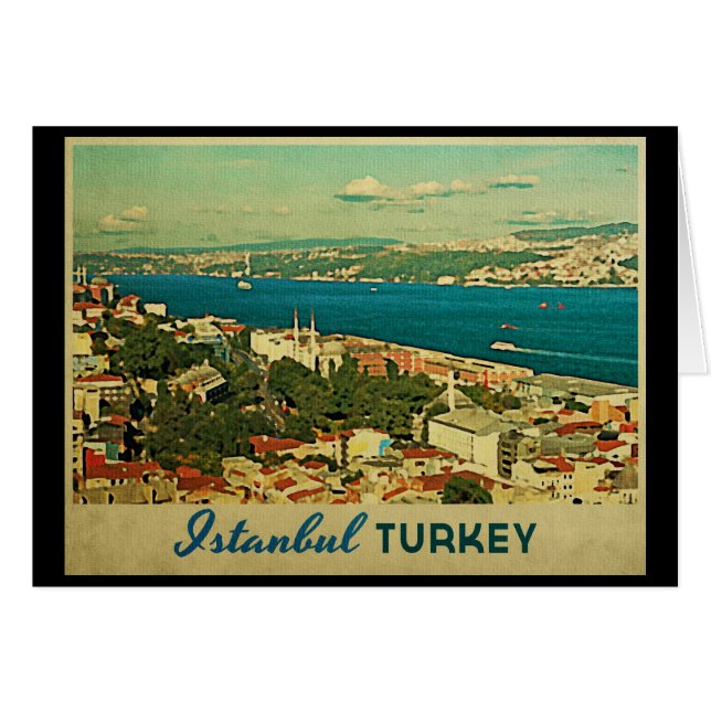 Istanbul vintage Turquie (Devant horizontal)