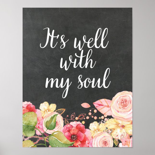 It is Well with My Soul Poster (Devant)