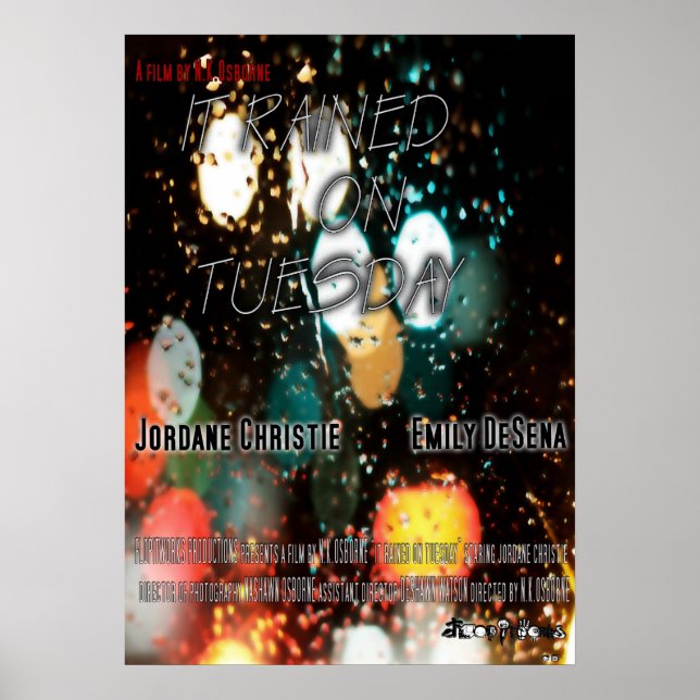 It Rained on Tuesday Poster (Devant)