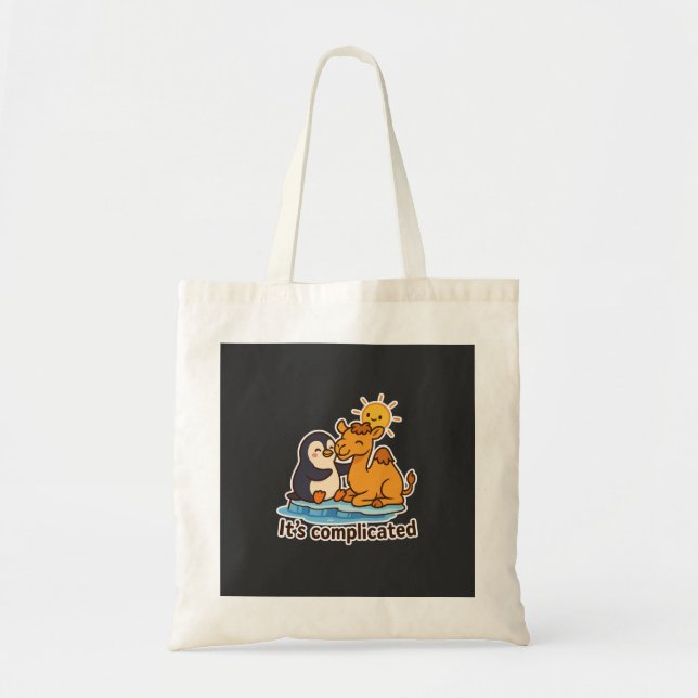 It’s Complicated Funny Tote Bag (Devant)