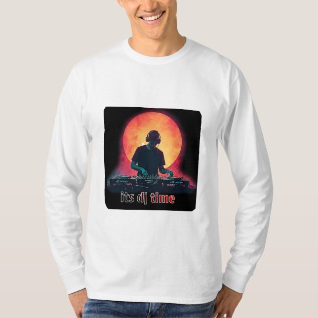 It’s DJ Time – Neon Night DJ T-Shirt (Devant)
