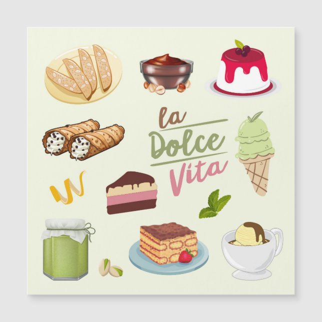 Italian Desserts Sweets (Devant)