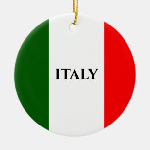 Italie Drapeau italien ornement design