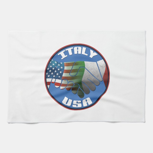 Italie États-Unis Serviettes de cuisine (Horizontal)