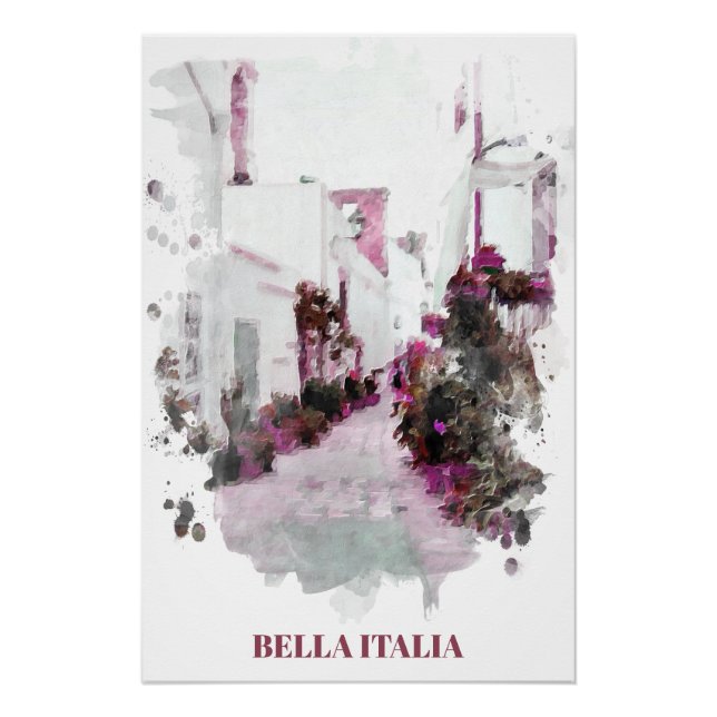 ** Italie Italie Plante Street AP12 Poster artisti (Devant)