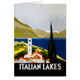 Italie Lacs Vintage voyage Italie