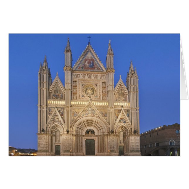 Italie, Ombrie, Orvieto, Cathédrale d'Orvieto (Devant horizontal)
