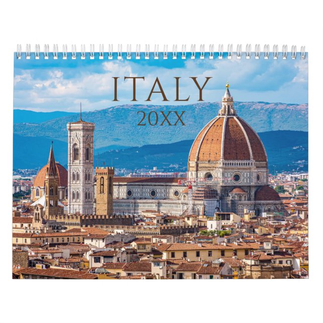 Italie Rome Florence Venise Toscane Calendrier mur (Protection)