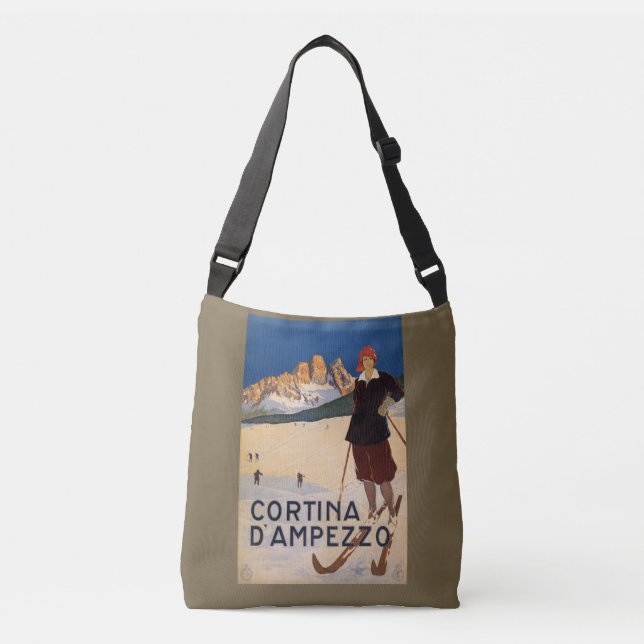 Italie Sacs de voyage vintage ski (Devant)