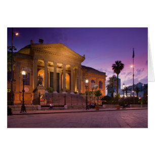 Italie, Sicile, Palerme, Opéra de Teatro Massimo