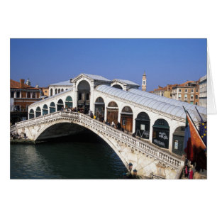 Italie, Vénétie, Venise, traversée du pont du Rial