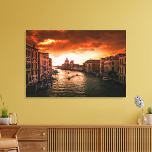 Italie Venise Grand Canal Impression sur toile