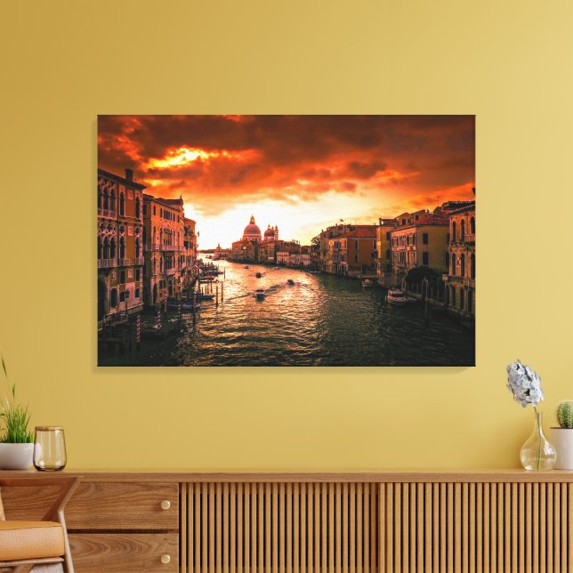 Italie Venise Grand Canal Impression sur toile (Insitu(Salon))