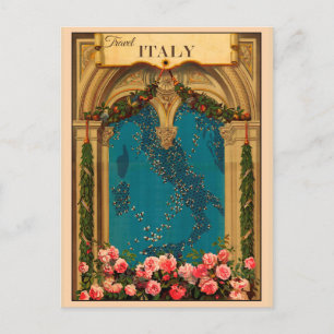 Italie vintage Carte italienne Voyage