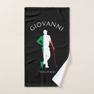 Italie Viva l'Italia Drapeau Italien Male Golf Gol