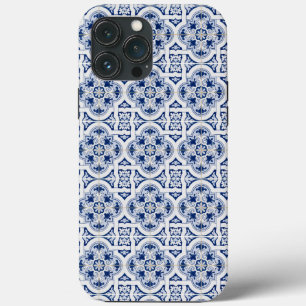 Italien Amalfi bleu carrelage blanc iPhone / coque