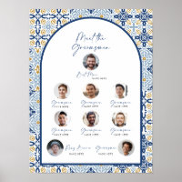 Italien Carrelage Groomsmen Introduction Poster