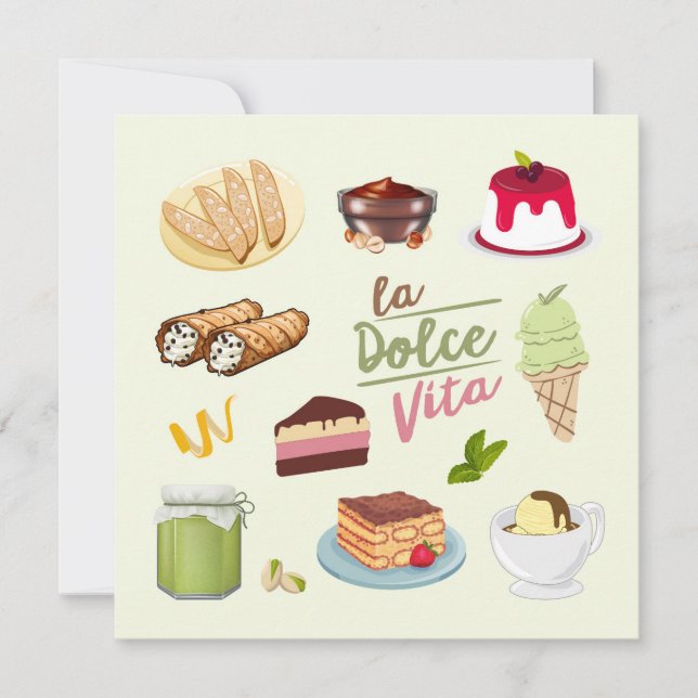 Italien Desserts Sweets (Devant)