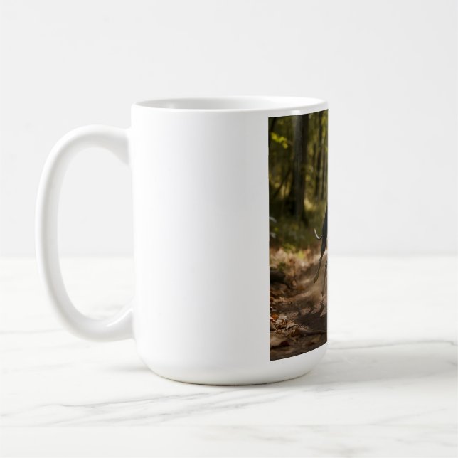 Italien Greyhound Élégant race café Mug (Gauche)