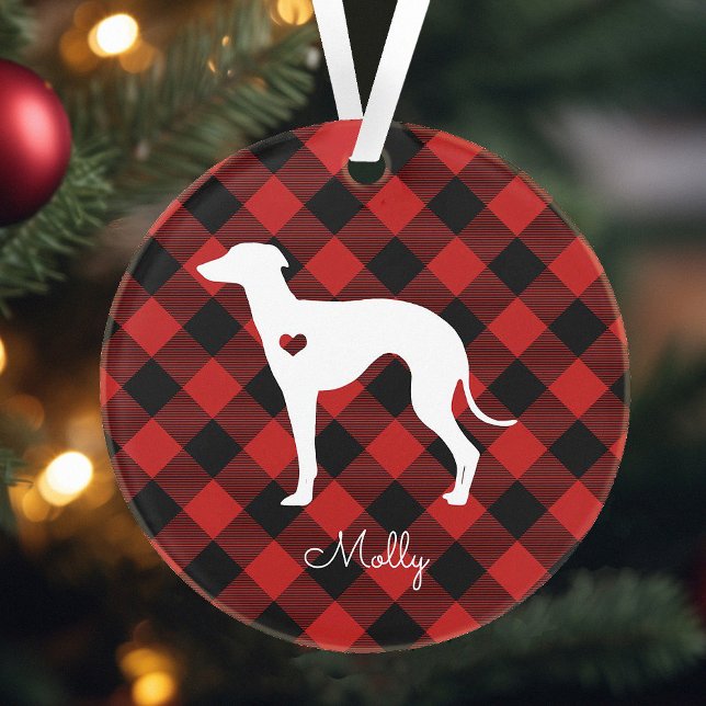 Italien Greyhound Nom du chien prélevé de Noël (Créateur téléchargé)