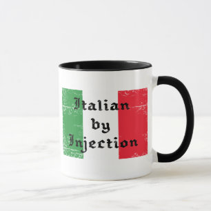 Italien par Injection Rieur Mug Café Drôle