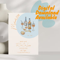 Italien Spritz Invitation d'anniversaire