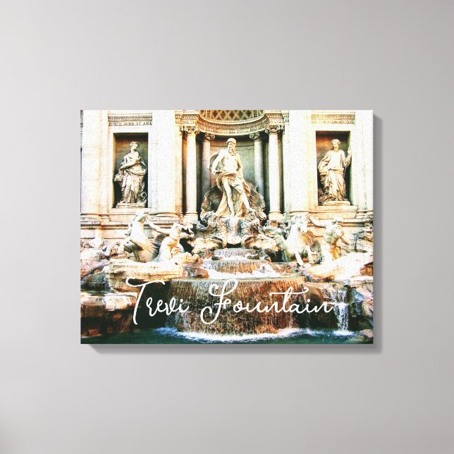Italien Trevi Fontaine toile mur (Recto)