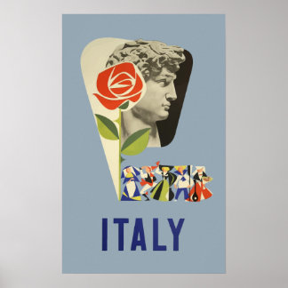 Italy Vintage Travel Poster