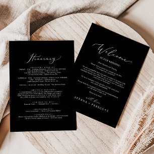 Itinéraire de bienvenue du Mariage noir foncé
