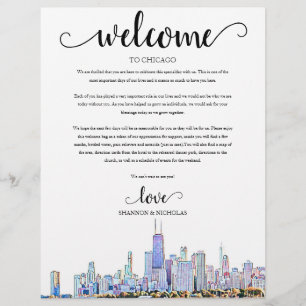 Itinéraire de bienvenue du week-end Mariage de Chi