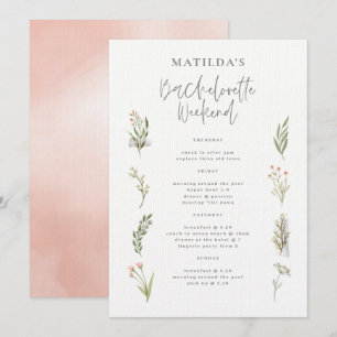 Itinéraire du week-end de la bachelorette florale 