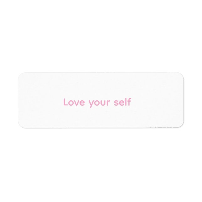It's a sticker to encourage self-love (Devant)