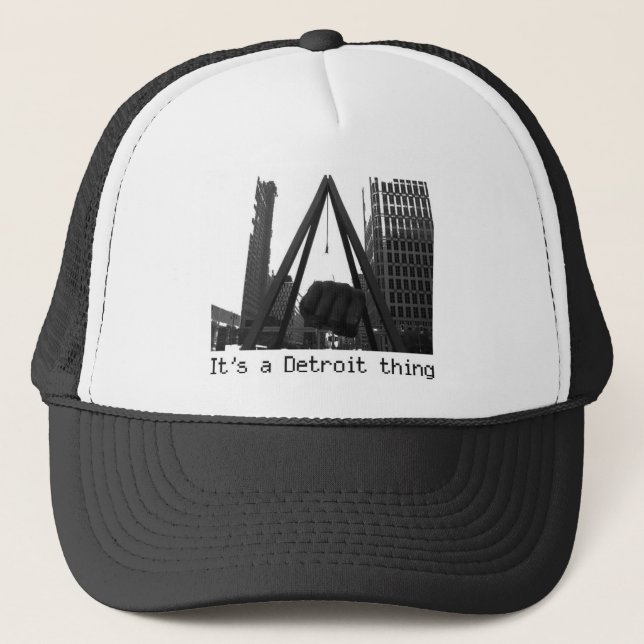 it'ss un casquette de camionneur de chose de (Devant)