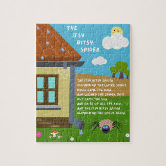 Itsy Bitsy Spider Nursery Rhyme Puzzle