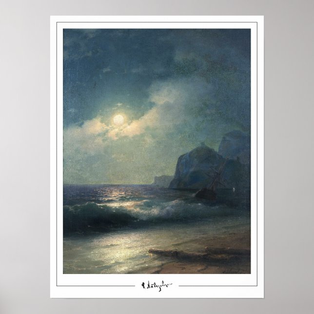 Ivan Aivazovsky Zedign Affiche d'art #204 (Devant)
