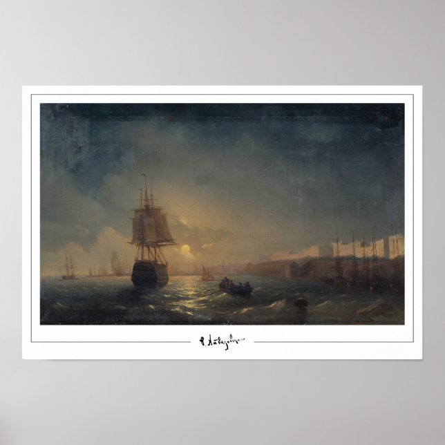 Ivan Aivazovsky Zedign Affiche d'art #559 (Devant)