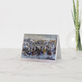 Ives Patinage Cartes pour notes