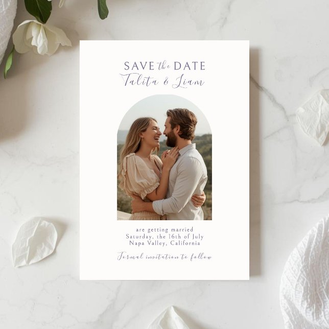 Ivoire | Écriture Élégante Arch Floral Mariage (Créateur téléchargé)