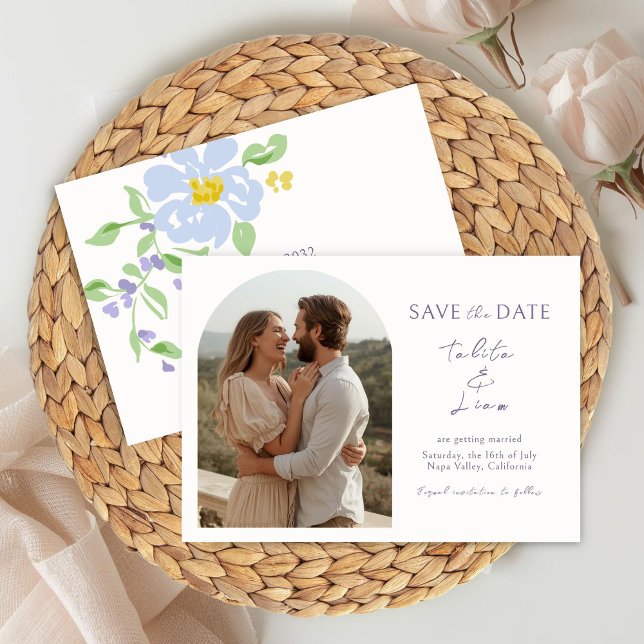 Ivory | Elegant Floral Script Arch Wedding (Créateur téléchargé)