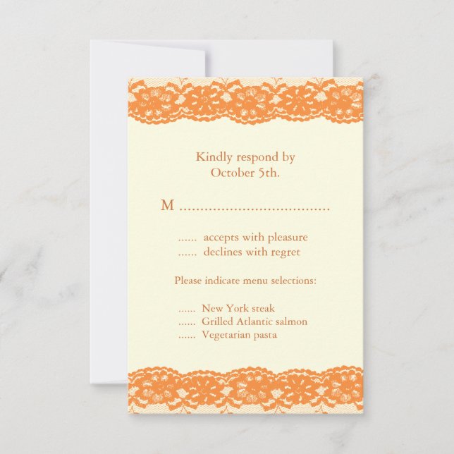 Ivory Lace RSVP (Devant)