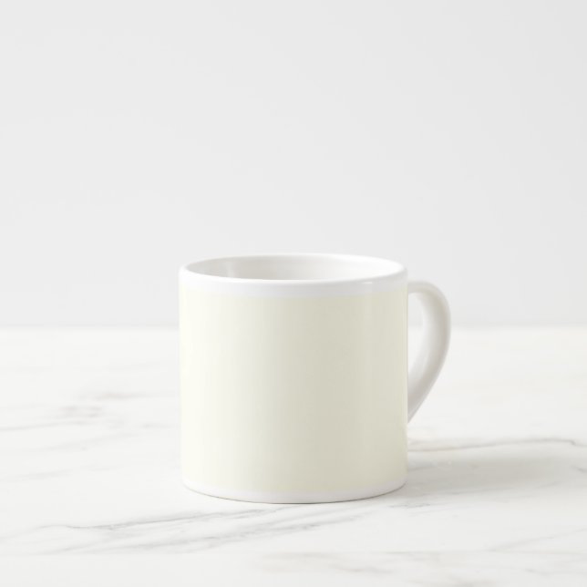 Ivory Pastel Couleur Solide Espresso Mug (Devant droit)