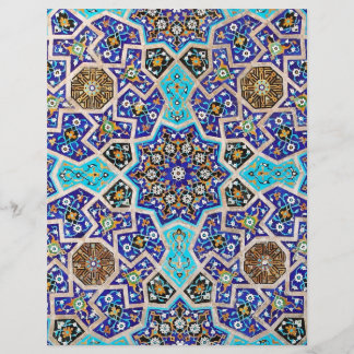 Iznik Floral Ethnic Tribal Turkish Mosaic Pottery