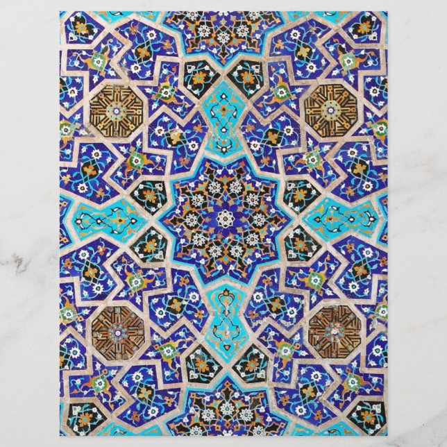 Iznik Floral Ethnic Tribal Turkish Mosaic Pottery (Devant)