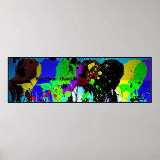 IZZY THE ARTIST- Peindre votre propre affiche de v