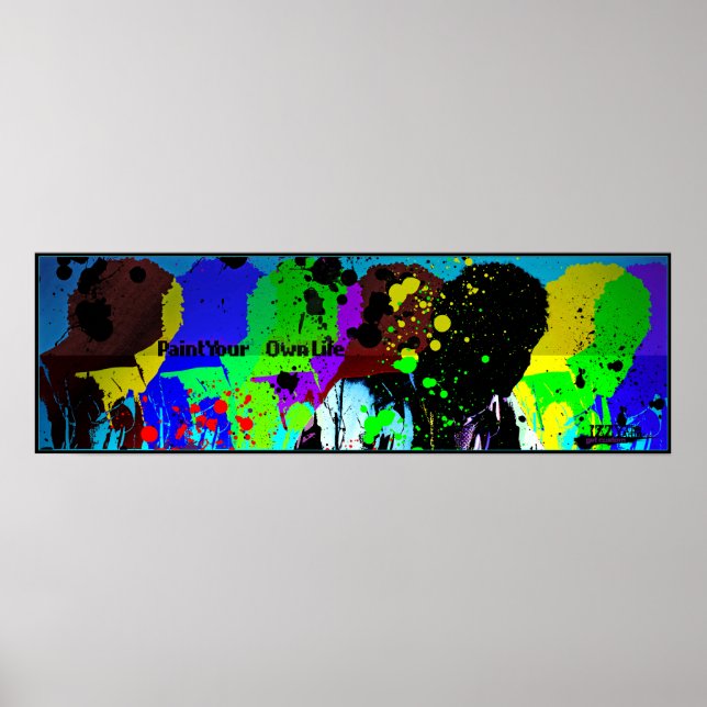 IZZY THE ARTIST- Peindre votre propre affiche de v (Devant)