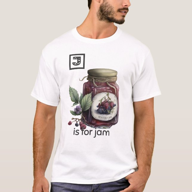J est pour Jam T-Shirt (Devant)